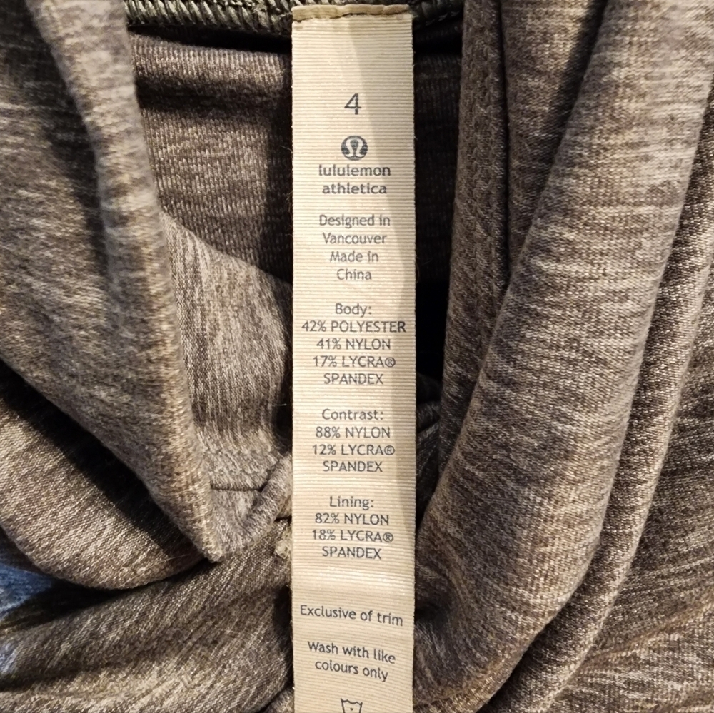 Lululemon Bhakti Double Zipper Yoga Jacket in Heather Slate Gray Women's Size 4 - Picture 5 of 13